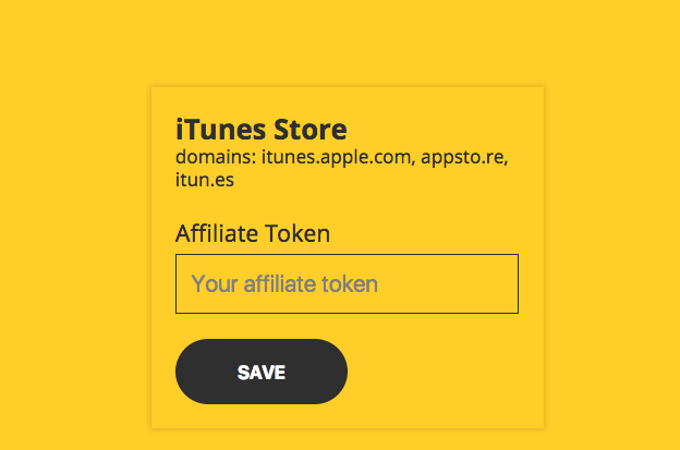 Affiliator for iTunes Affiliate Program